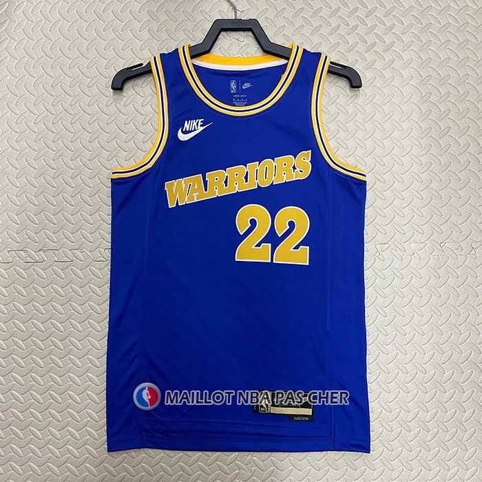 Maillot Golden State Warriors Andrew Wiggins NO 22 Classic 2022-23 Bleu